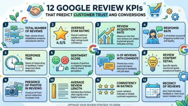 12 Google Review KPIs That Predict Customer Trust and Conversions