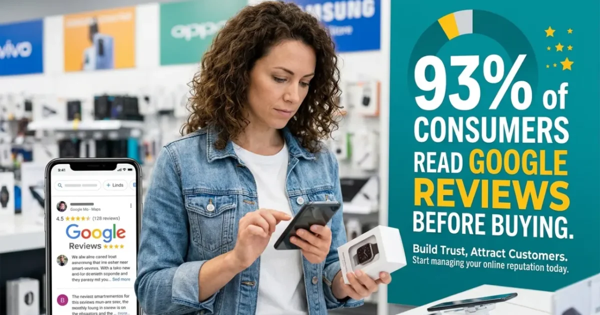 93% of Consumers Read Google Reviews Before Buying