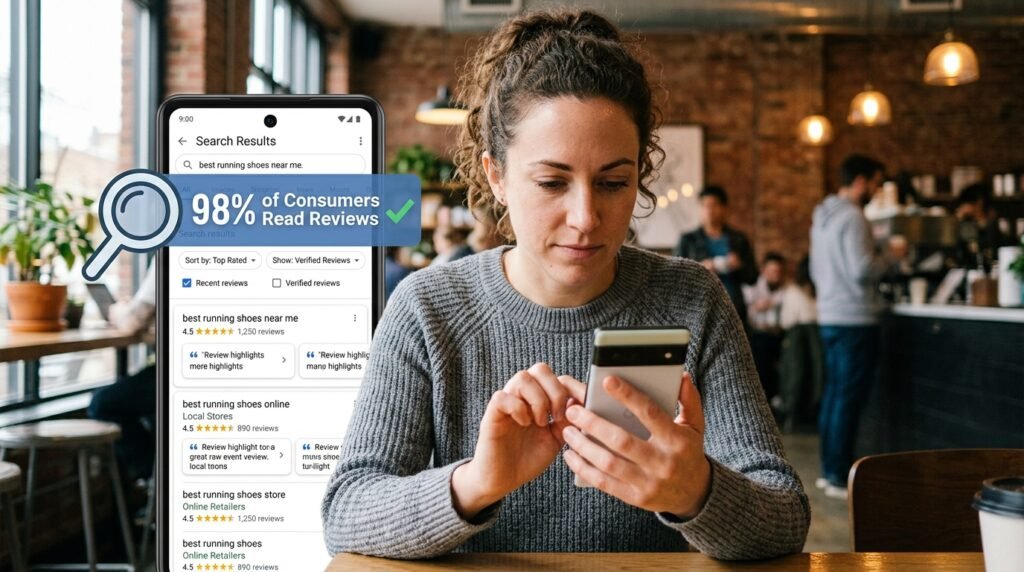 What Does the Statistic That 98% of Consumers Read Reviews Reveal About Search Perception?