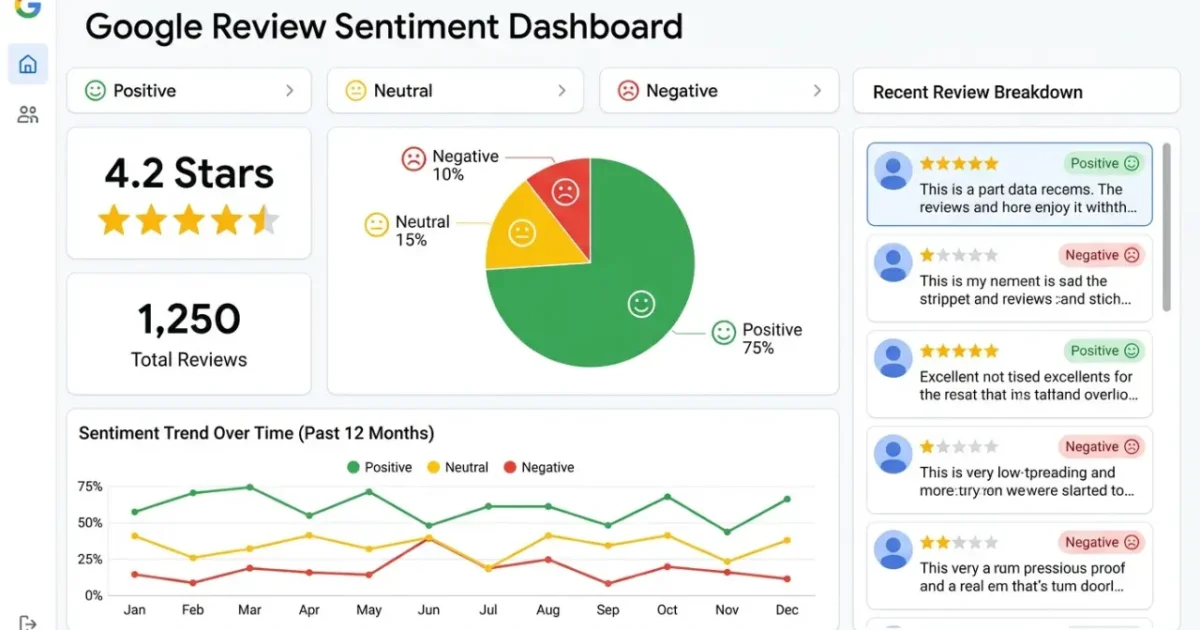 Google Review Sentiment Analysis: What Customer Feedback Reveals