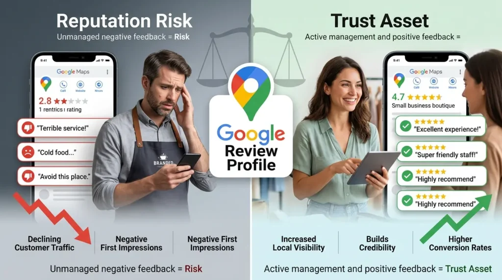 What Makes a Google Review Profile a Reputation Risk Rather Than a Trust Asset?