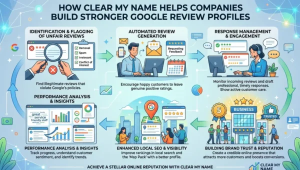 How Clear My Name Helps Companies Build Stronger Google Review Profiles