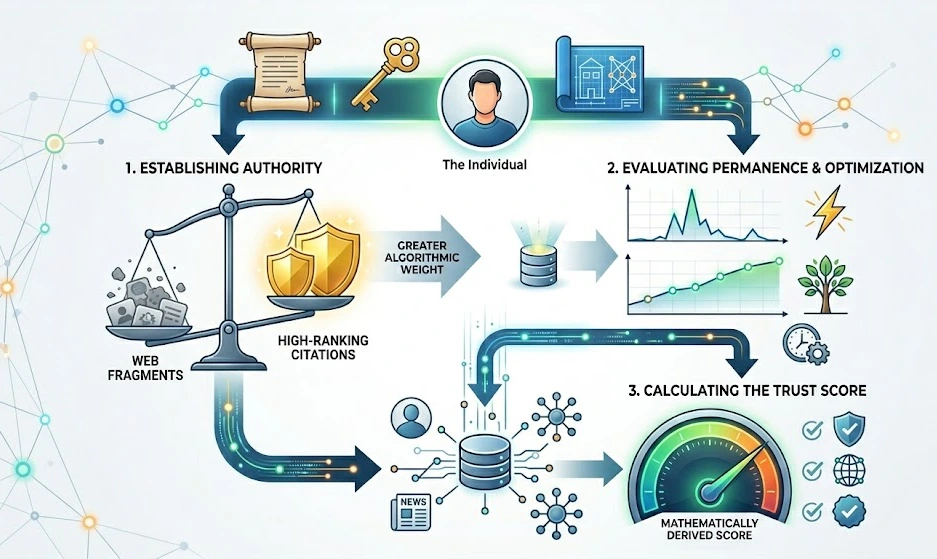How Do Algorithms Interpret Trust and Credibility for Individuals