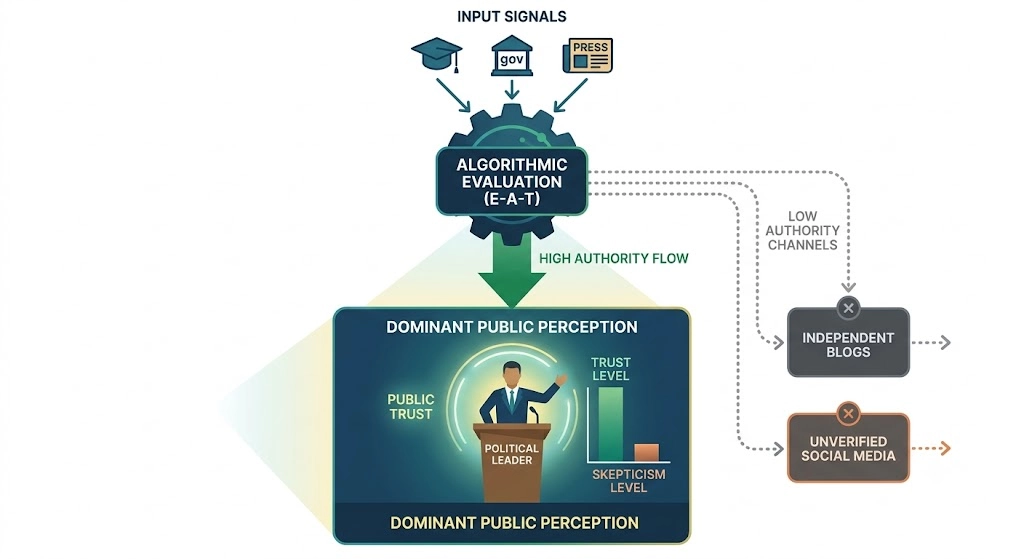 How Do Authority and Trust Signals Affect Public Perception