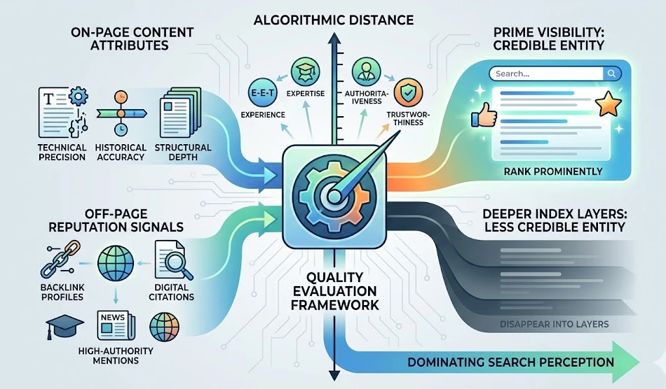 How Do Search Engine Ranking Dynamics Process Individual Credibility