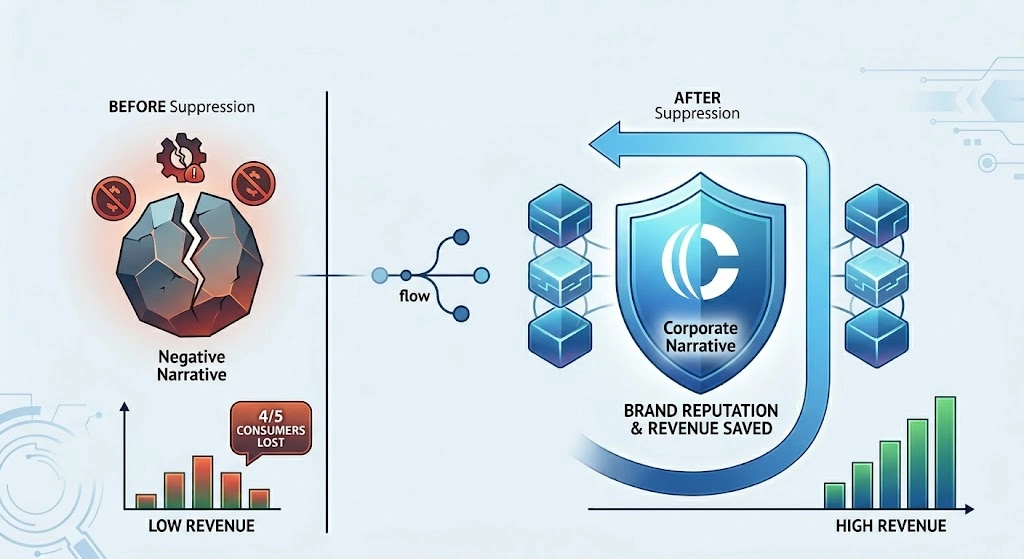 How Does Negative Content Suppression Protect Corporate Revenue