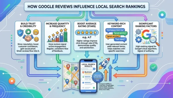 How Google Reviews Influence Local Search Rankings