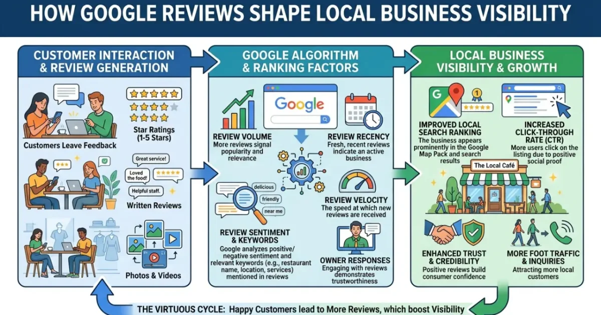 How Google Reviews Shape Local Business Visibility
