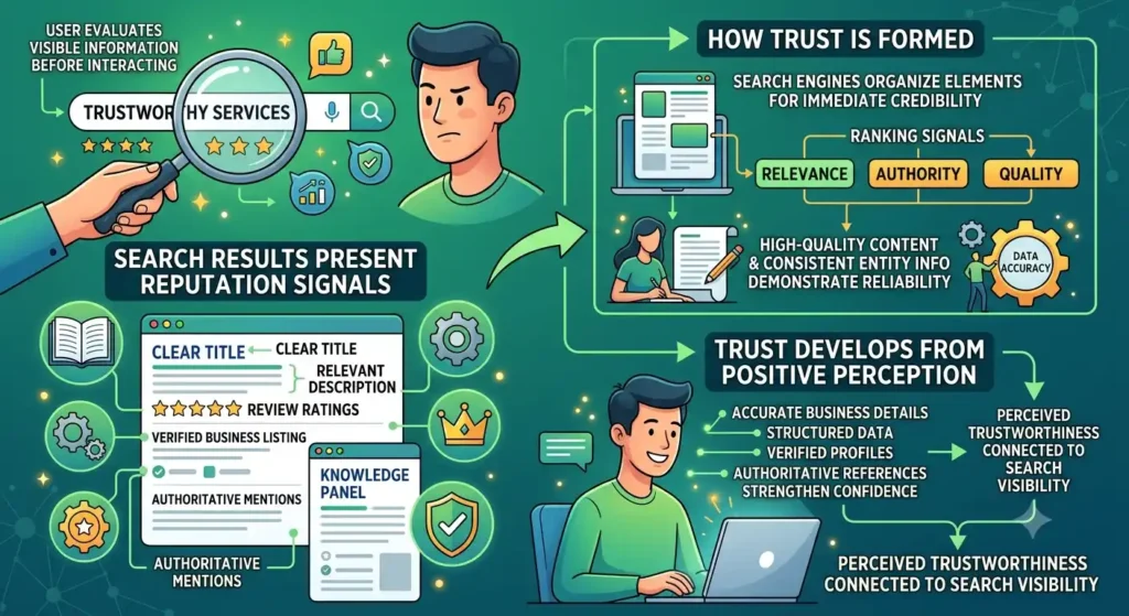 How Is Customer Trust Formed Through Search Results