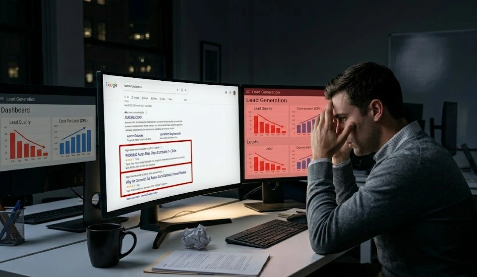 How Negative Search Results Affect Lead Generation Performance