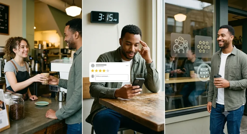 How are positive reviews created naturally