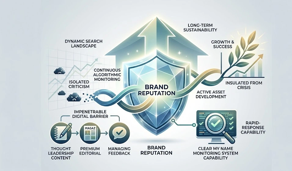 How do brands ensure the long term sustainability of their restored search perception