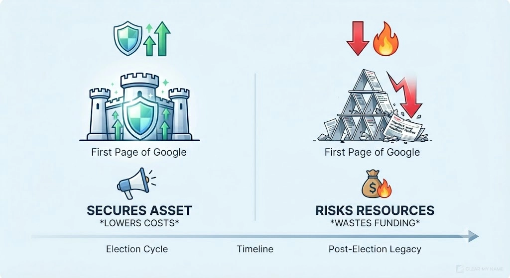 How do the long term benefits of search control justify the investment