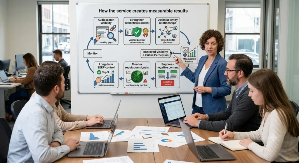 How the service creates measurable results