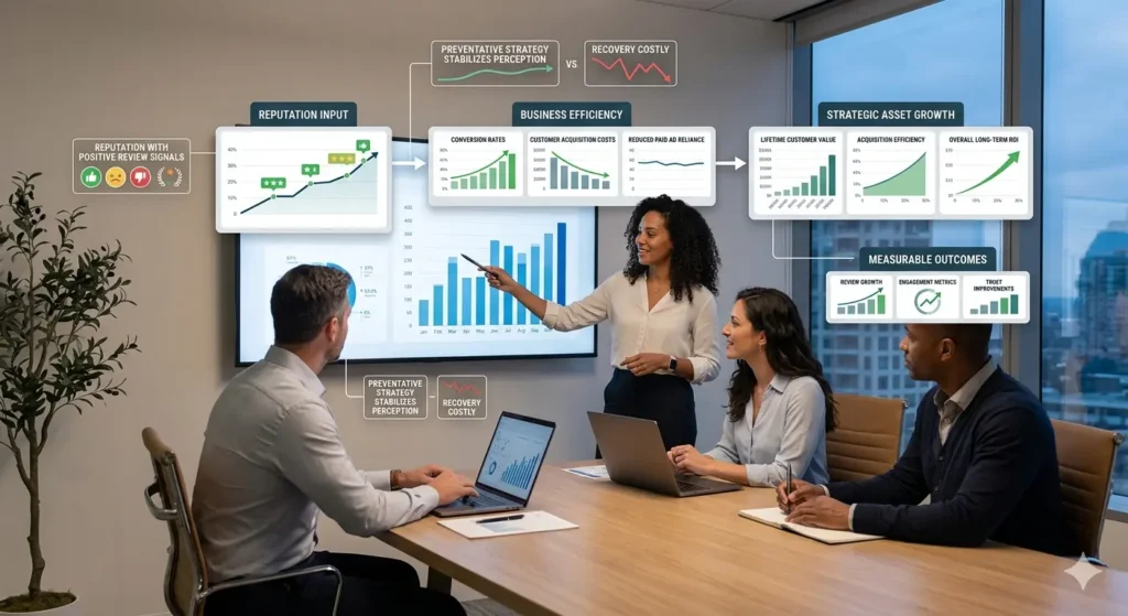 Is investing in Google Review Management cost-effective for long-term growth