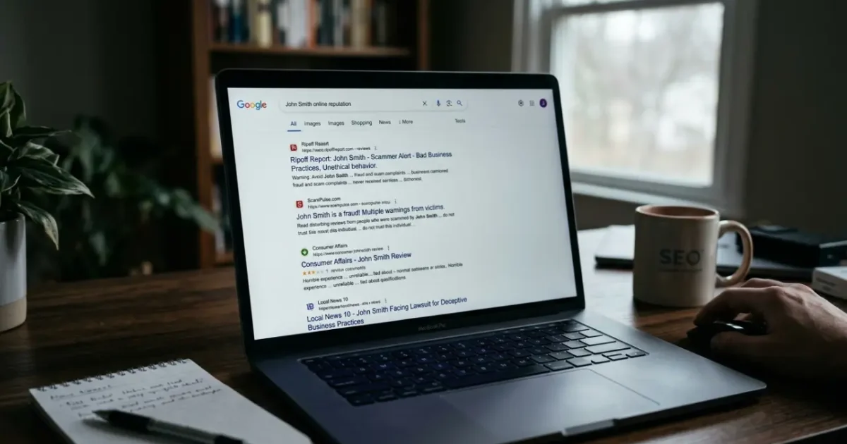 Personal Reputation Management Services to Remove Negative Google Results