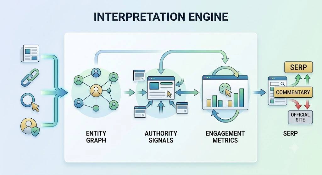 What Mechanisms Do Search Engines Use to Interpret Political Reputation Signals
