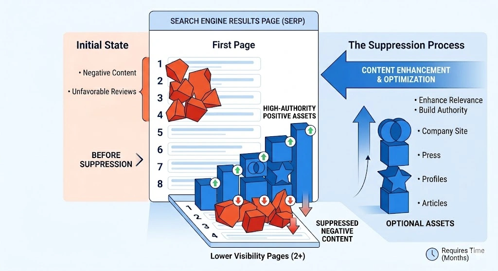 What are the Mechanisms of Content Suppression