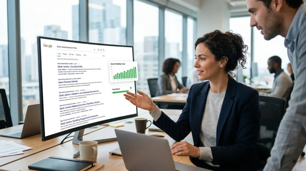 What outcomes can professionals expect from effective reputation management services