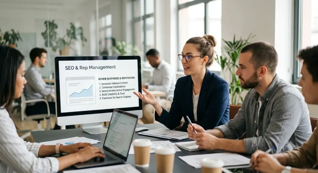 What role do review responses play in reputation