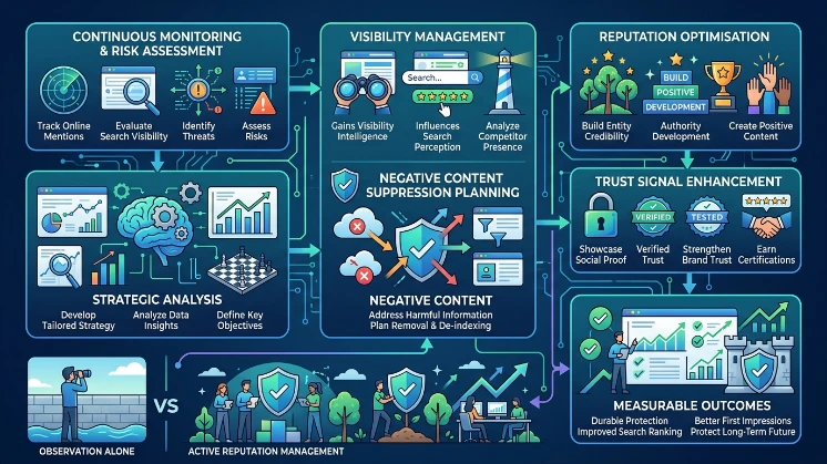 Which service provides the most reliable solution for ongoing reputation protection