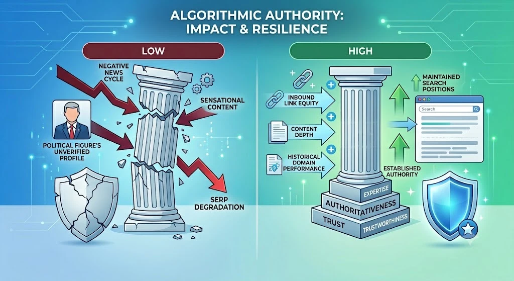 Why Does Algorithmic Authority Dictate the Sustainability of a Digital Footprint