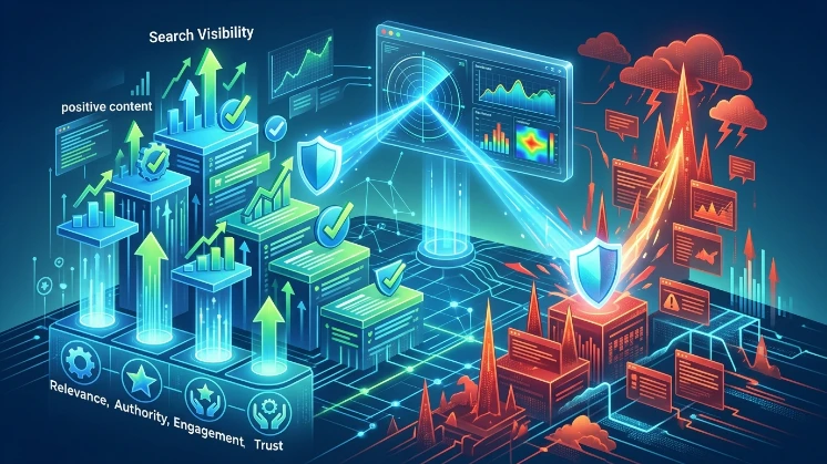 Why does continuous reputation monitoring improve search visibility control