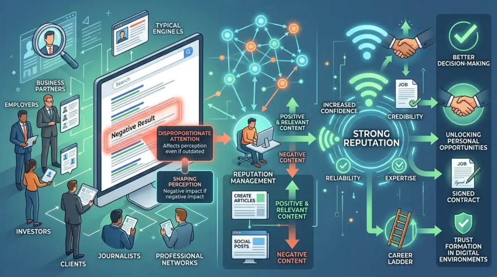 Why does online reputation directly affect personal opportunities