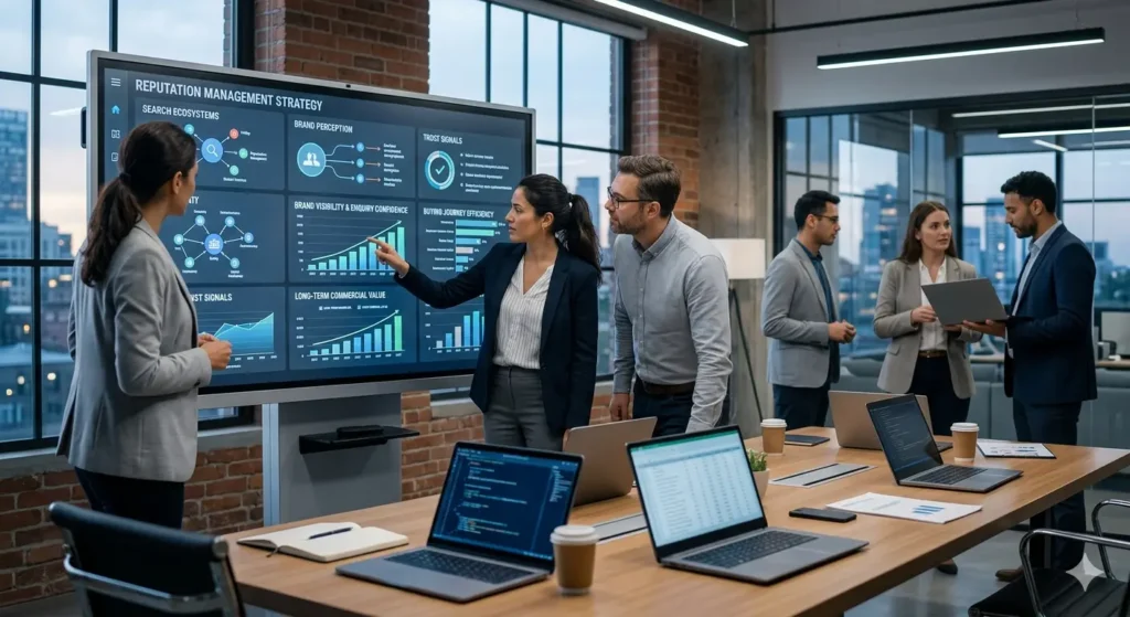 Why does reputation management for business deliver long-term commercial value