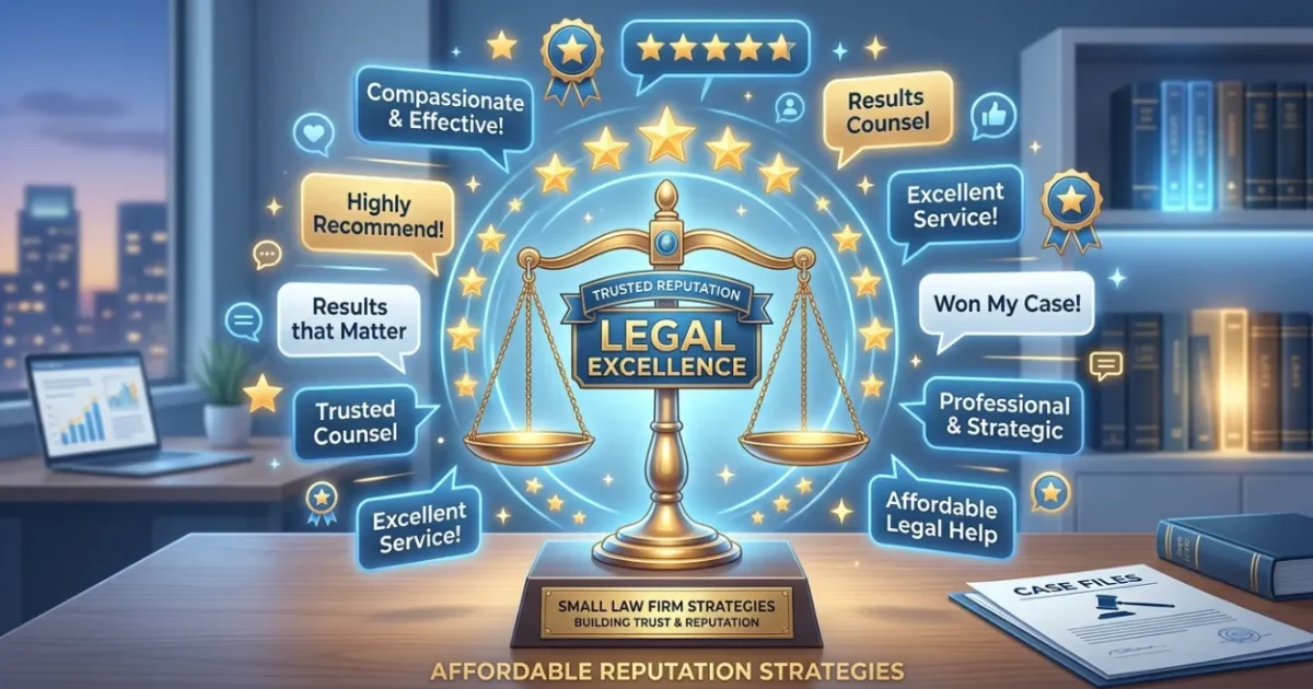 Affordable Reputation Strategies for Small Law Firms