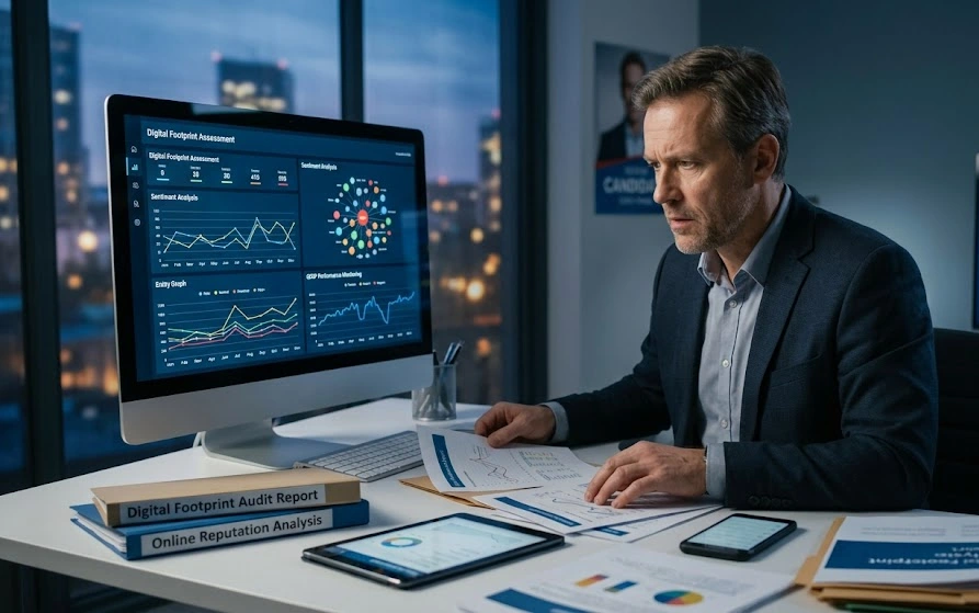 Conducting a Political Digital Footprint Assessment Before Elections
