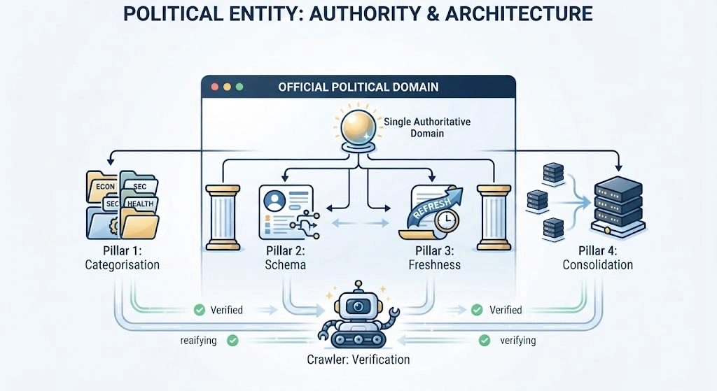 How Can Political Entities Manage Topical Authority and Information Architecture