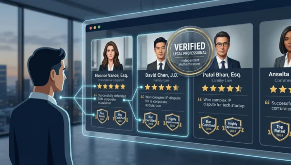 How Clients Choose a Lawyer Online Before Making Contact