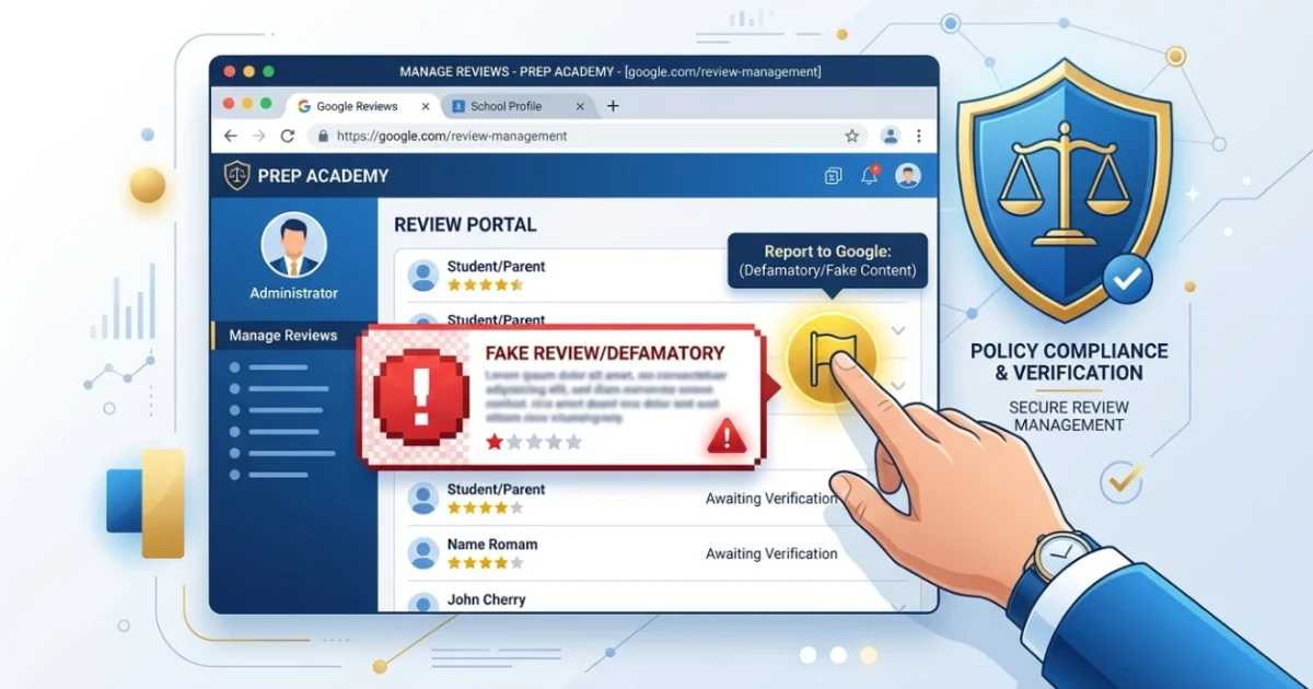 How Do Prep Schools Remove Fake or Defamatory Google Reviews?