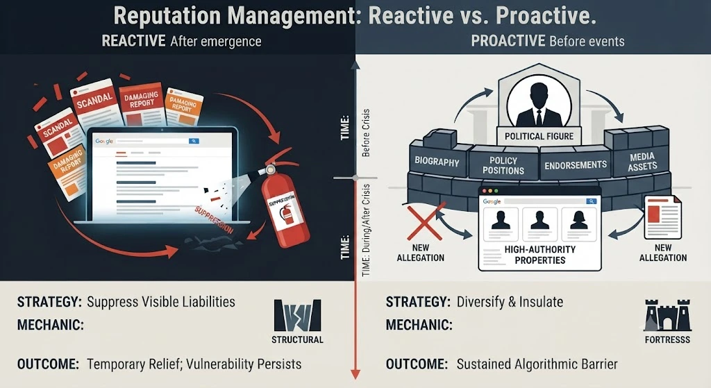 How Do Reactive and Proactive Reputation Management Strategies Compare