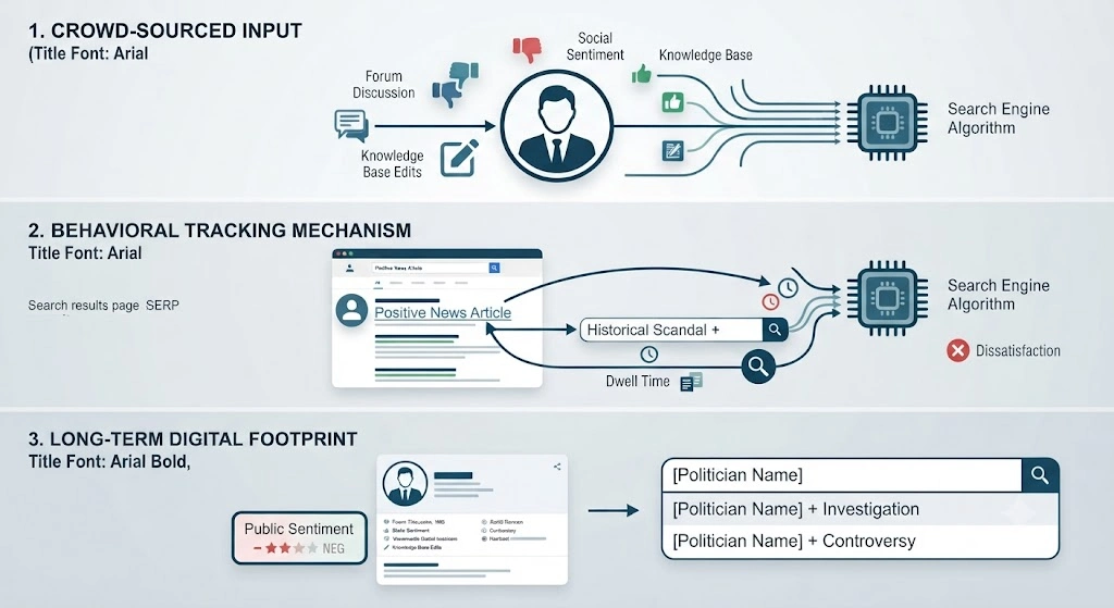 How Do Review Signals and Public Sentiment Interactions Affect Digital Footprints