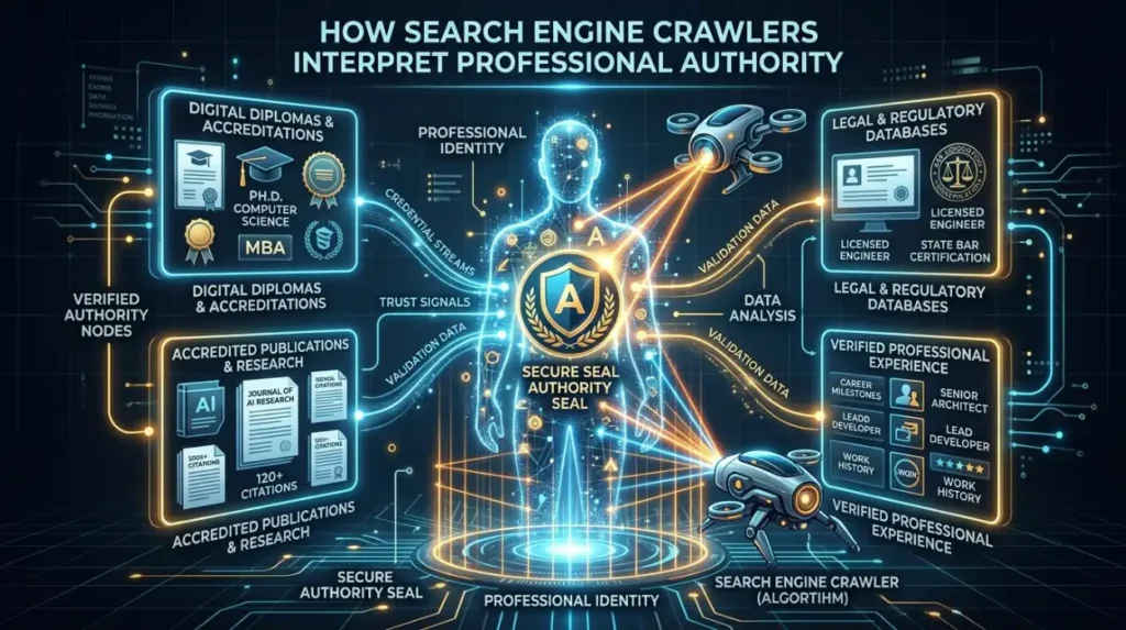 How Do Search Engines Interpret Professional Authority?