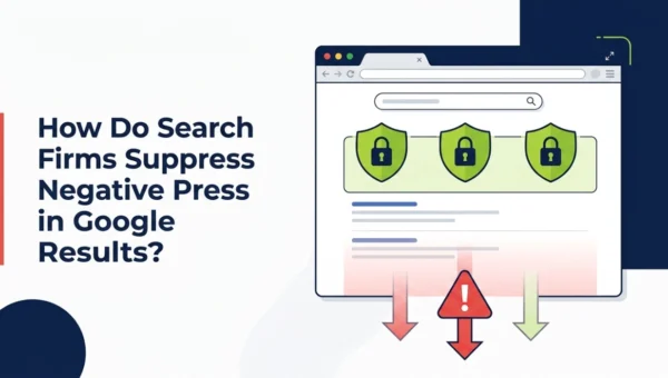 How Do Search Firms Suppress Negative Press in Google Results