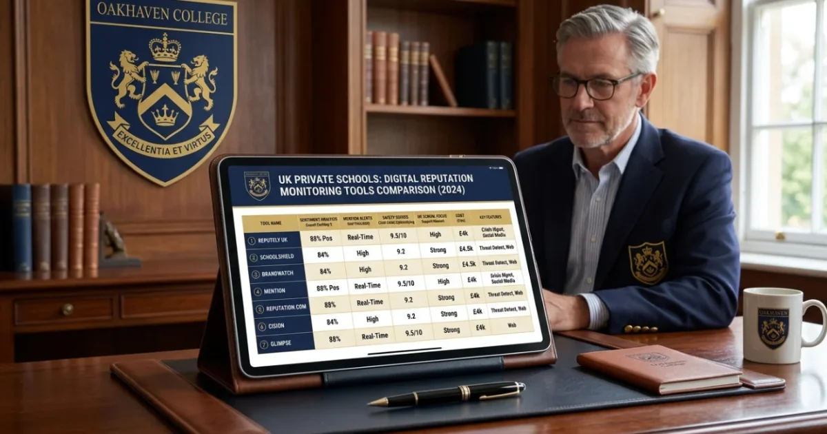 How Do UK Private Schools Monitor Their Online Reputation? 7 Tools Compared
