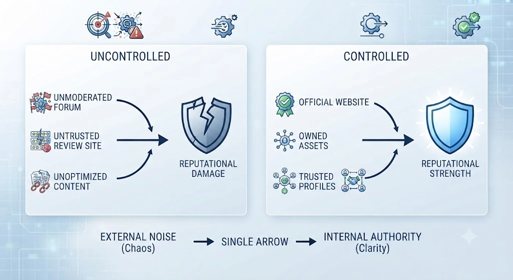 How Do Uncontrolled Digital Footprints Create Search Vulnerabilities