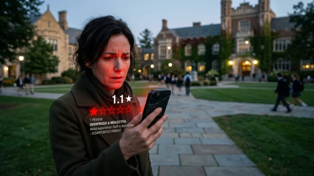 How Does Poor Parent and Student Experience Influence Online Reputation?