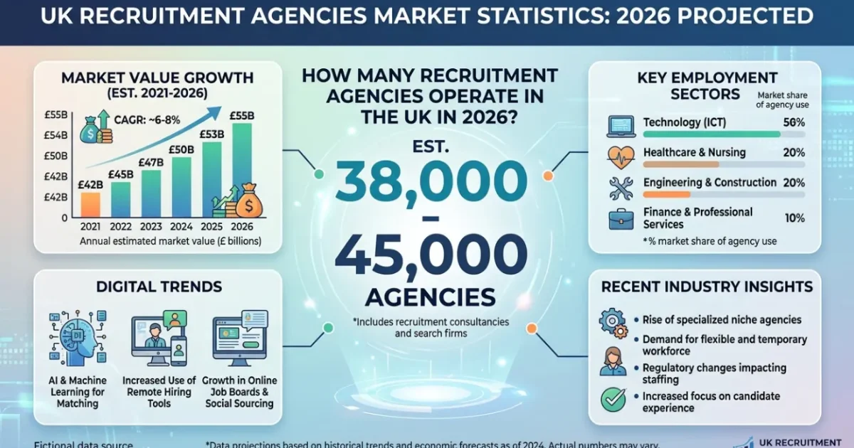 How Many Recruitment Agencies Operate in the UK in 2026? Market Statistics