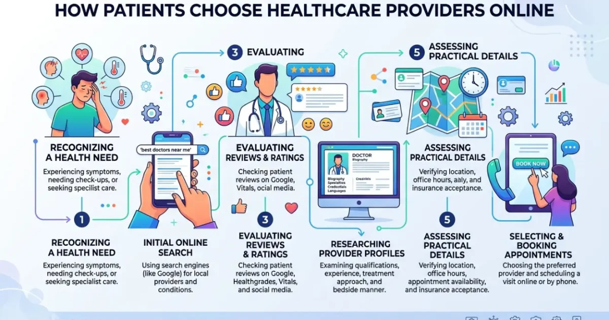 How Patients Choose Healthcare Providers Online