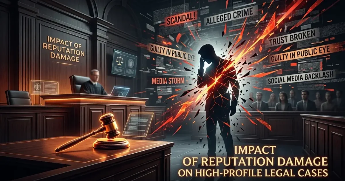 How Reputation Damage Affects High-Profile Legal Cases
