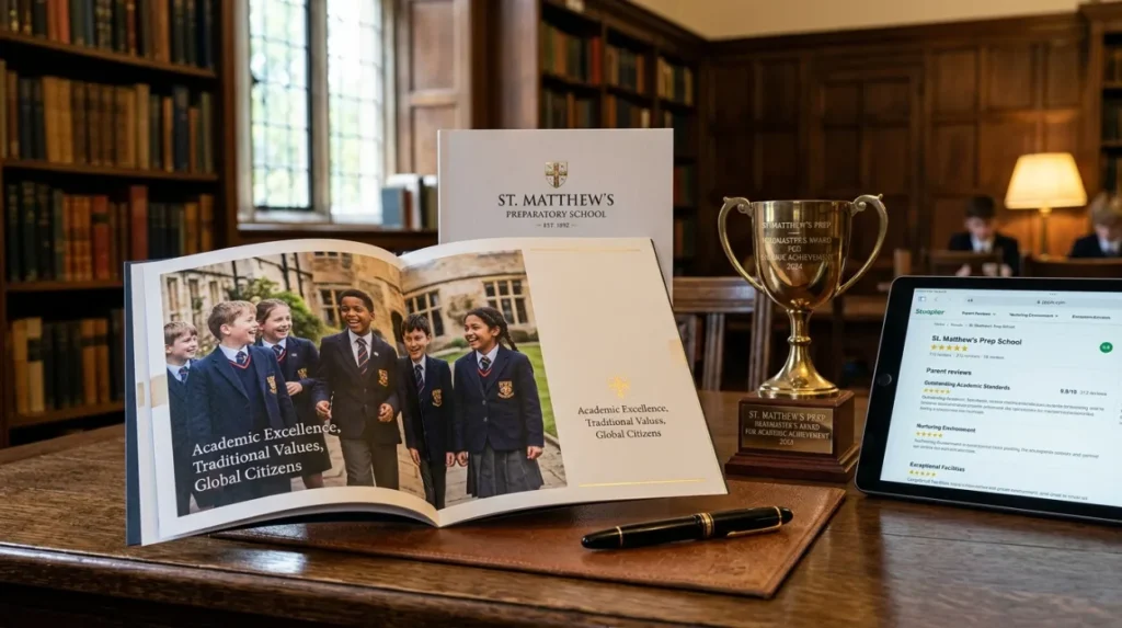 How are reputation signals formed for independent prep schools?