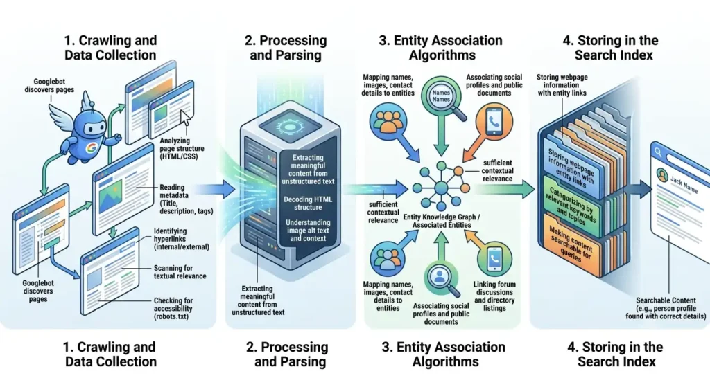 How does Google's indexing process work