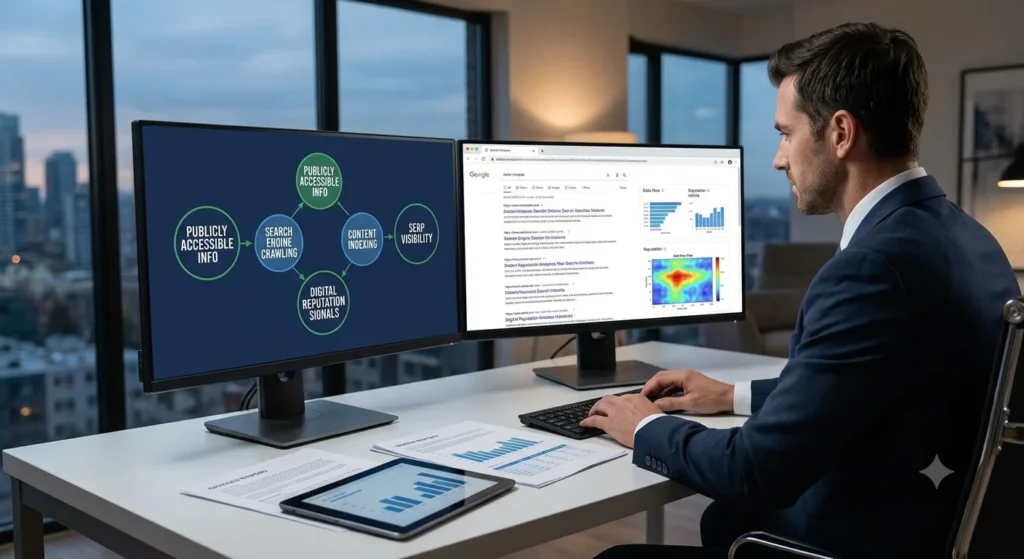 How is online privacy connected to search reputation