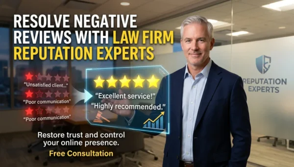 Resolve Negative Reviews with Law Firm Reputation Experts