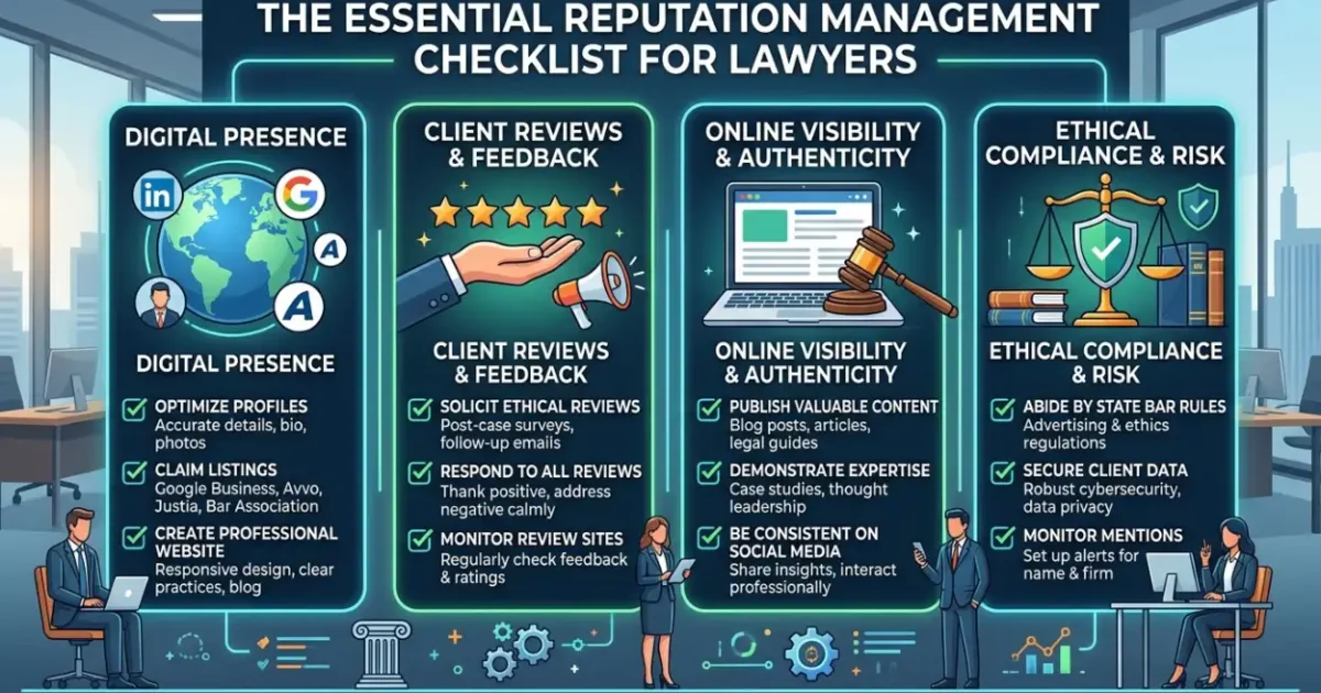 The Essential Reputation Management Checklist for Lawyers