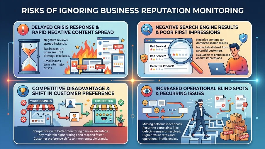 What Risks Do Businesses Face Without Reputation Monitoring